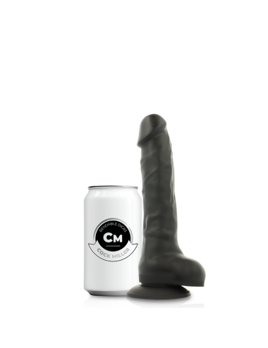 COCK MILLER - HARNESS + SILIKON DICHTE ARTIKULIERBARES COCKSIL SCHWARZ 18 CM