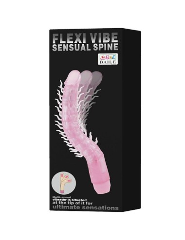 BAILE - FLEXI VIBE SENSUAL SPINE BIEGBARER VIBRIERDILDO FLIEDER 23.5 CM