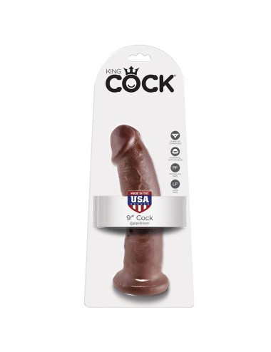 KING COCK - 9 HAHN BRAUN 22.9 CM