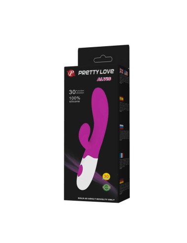 PRETTY LOVE - FLIRTATION ALVIS VIBRATOR MIT KLITORIS-STIMULATOR