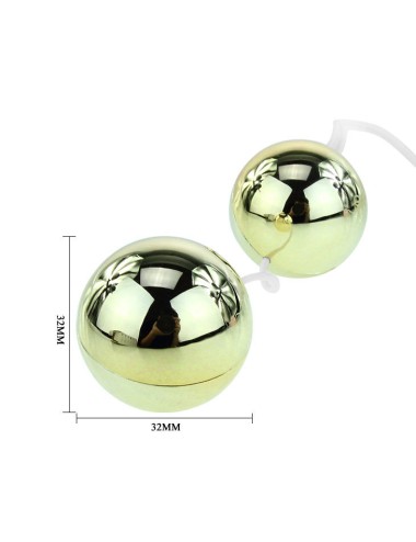 BAILE - GOLDENER VIBRATOR MIT CHINESISCHEN BLLEN