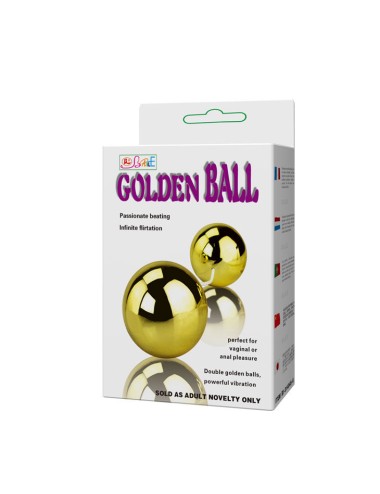 BAILE - GOLDENER VIBRATOR MIT CHINESISCHEN BLLEN