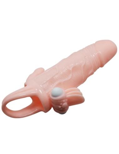 BAILE - BRAVE MAN PENISHÜLLE MIT KLITORIS UND ANALSTIMULATION FLEISCH 16.5 CM