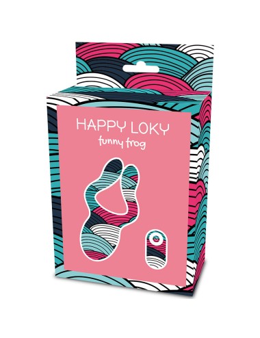 HAPPY LOKY - LUSTIGER FROSCH MULTI VIBRATOR FERNBEDIENUNG