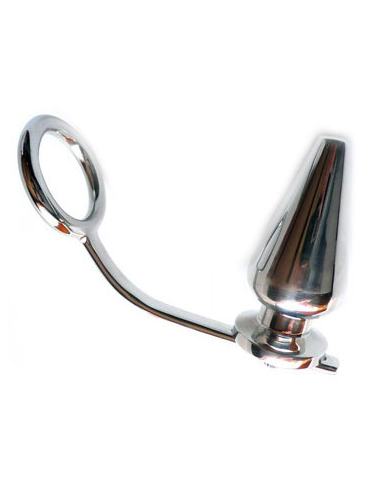 METAL HARD - STAHLRING MIT ANALPLUG, 45X50 MM