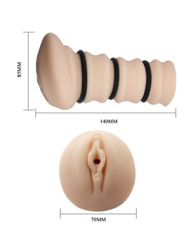 CRAZY BULL - MASTURBADOR MIT RINGEN VAGINA MODELL 2