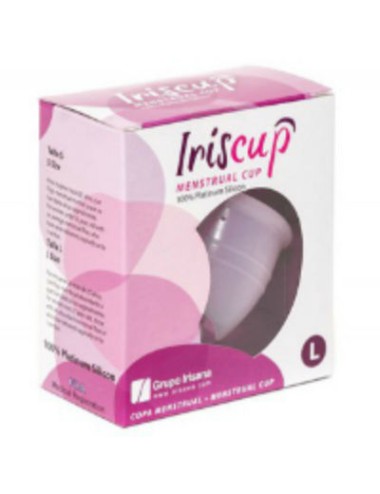 IRISCUP - GROSSER ROSA MONATSTASSE + KOSTENLOSER STERILISATORBEUTEL