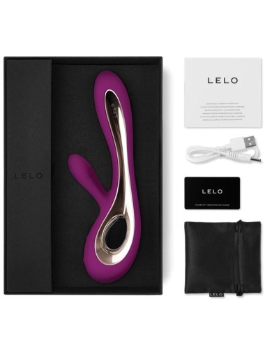 LELO - SORAYA 2 RABBIT DEEP ROSE VIBRATOR