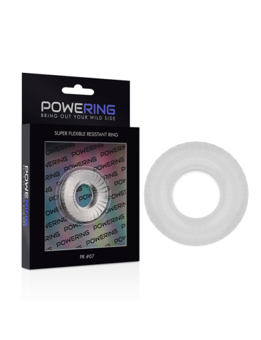 POWERING - SUPER FLEXIBLER UND WIDERSTANDSFÄHIGER PENISRING 4,5 CM PR07 KLAR