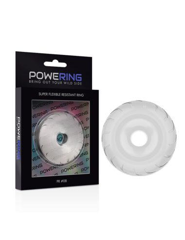 POWERING - SUPER FLEXIBLER UND WIDERSTANDSFÄHIGER PENISRING 5CM PR08 KLAR