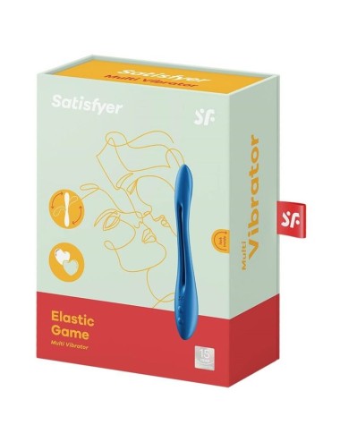 SATISFYER - ELASTIC GAME MULTI VIBRATOR BLAU