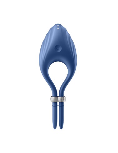 SATISFYER - DUELIST RINGVIBRATOR BLAU