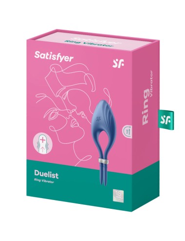 SATISFYER - DUELIST RINGVIBRATOR BLAU