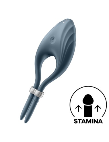 SATISFYER - DUELIST RINGVIBRATOR GRAU