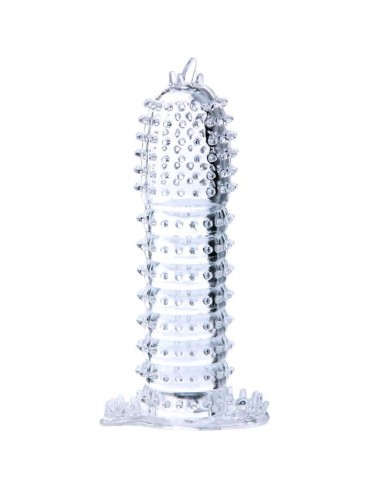 BAILE - PENISHÜLLE MIT TRANSPARENTEN REIZPUNKTEN 14 CM