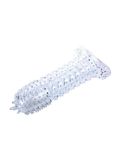 BAILE - PENISHÜLLE MIT TRANSPARENTEN REIZPUNKTEN 14 CM