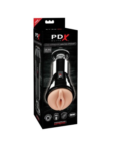 PDX ELITE - VIBRIERENDER STROKER MIT HAHNKOMPRESSOR
