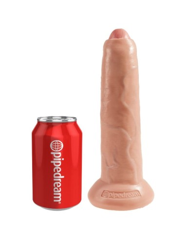 KING COCK - REALISTISCHER DILDO UNGESCHNITTENES FLEISCH 23 CM