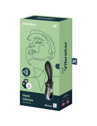 SATISFYER - HEAT CLIMAX ANAL VIBRATOR APP SCHWARZ