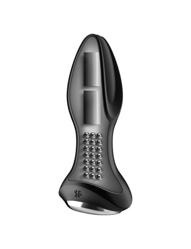 SATISFYER - ROTATOR PLUG 2+ VIBRIERENDE PLUGAPP SCHWARZ