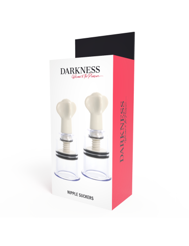 DARKNESS - TRANSPARENTER NIPPELSAUGER MIT 3,1 CM DURCHMESSER