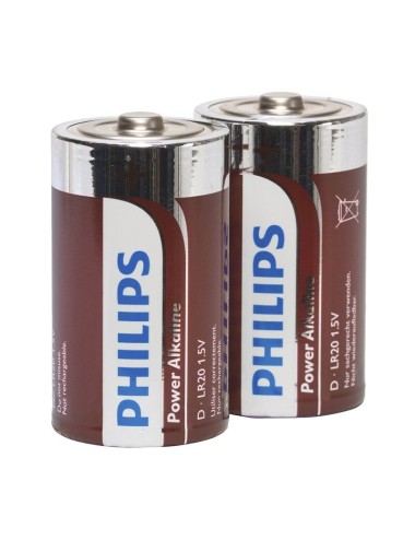 PHILIPS - POWER ALKALINE PILA D LR20 BLISTER * 2