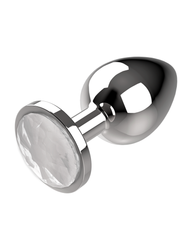 COQUETTE CHIC DESIRE - ANALPLUG METALL KLAR FARBE GRÖSSE M 3.5 X 8 CM