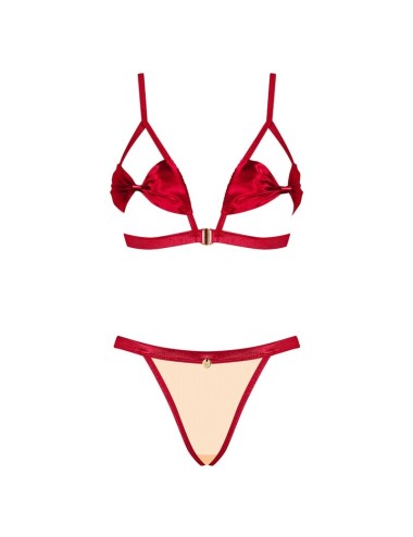 OBSESSIVE - RUBINESA ZWEITEILIGES SET L/XL