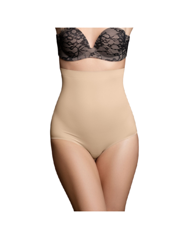 BYE-BRA - NAHTLOSER GÜRTEL STIL HÖSCHEN BEIGE GRÖSSE S