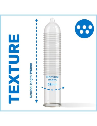 PASANTE - GEPUNKTETE KONDOME MS PLACER 12 EINHEITEN
