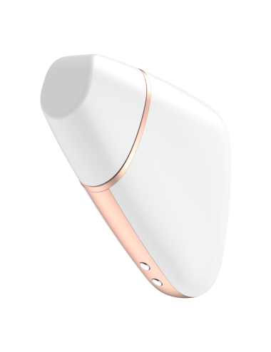 SATISFYER - LOVE TRIANGLE STIMULATOR & VIBRATOR WEISS