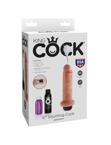 KING COCK - 15.24 CM SPRITZENDER HAHN