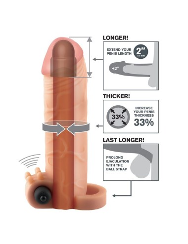 FANTASY X- TENSIONS - VIBRATING REAL FEEL 2 EXTENSION