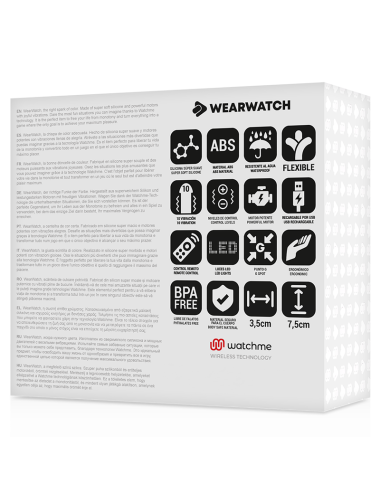 WEARWATCH - WATCHME-TECHNOLOGIE FERNBEDIENUNG EGG FUCHSIA / JET