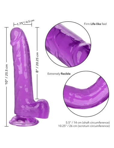 CALEXOTICS - GRÖSSE KÖNIGIN-DILDO LILA 20.3 CM