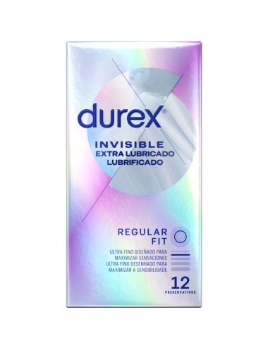 DUREX - UNSICHTBARES EXTRA GESCHMIERTES 12 EINHEITEN