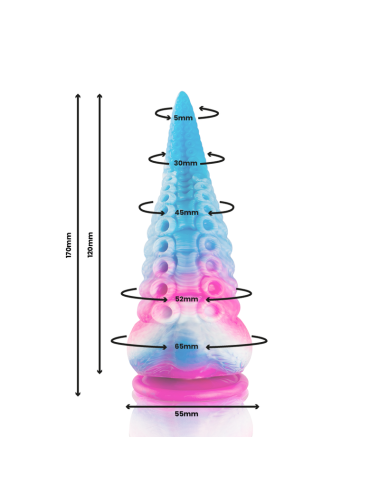 EPIC - PHORCYS BLAUER TENTAKEL-DILDO
