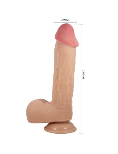 PRETTY LOVE - SLIDING SKIN SERIES REALISTISCHER DILDO MIT SLIDING SKIN SAUGNAPFLEISCH 23,4 CM