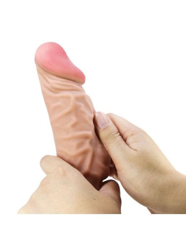 PRETTY LOVE - SLIDING SKIN SERIES REALISTISCHER DILDO MIT SLIDING SKIN SAUNAPF FERNBEDIENUNG FLEISCH 24 CM