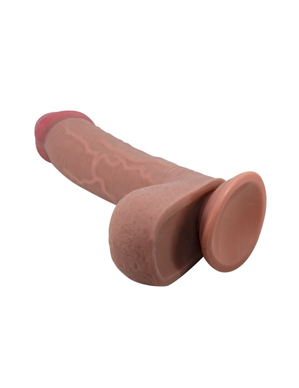 PRETTY LOVE - REALISTISCHER DILDO DER SLIDING SKIN-SERIE MIT SLIDING SKIN-SAUGNAPF BRAUN 23
