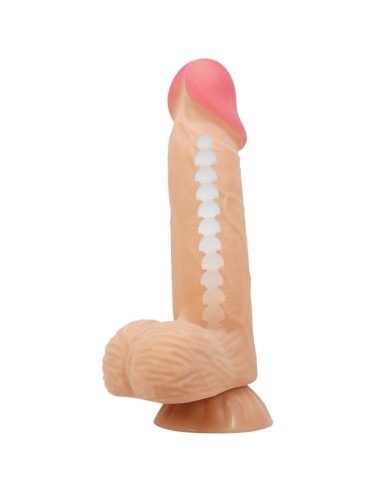 PRETTY LOVE - SLIDING SKIN SERIES REALISTISCHER DILDO MIT GLEITENDEM HAUT-SAUGNAP 20,6 CM