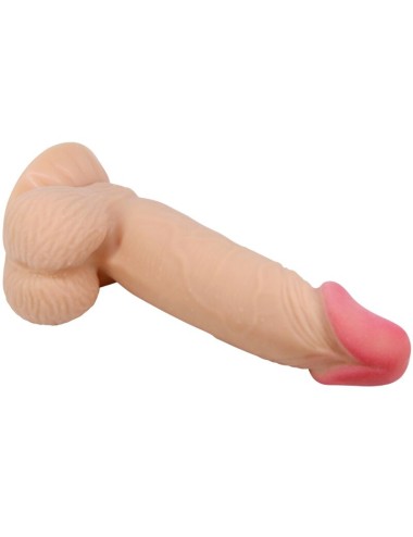 PRETTY LOVE - SLIDING SKIN SERIES REALISTISCHER DILDO MIT SLIDING SKIN SAUGNAPF 19,4 CM