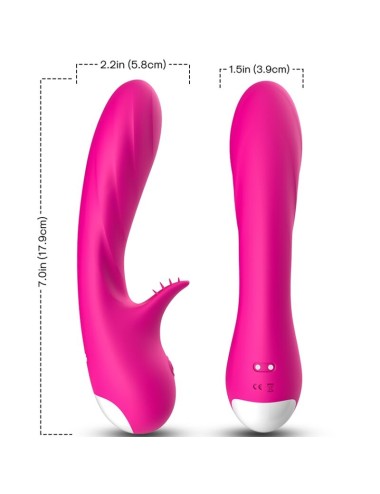 ARMONY - ROMANCE VIBRATOR MIT STIMULATOR FUCHSIA