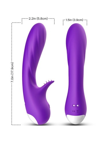 ARMONY - ROMANCE VIBRATOR MIT STIMULATOR LILA