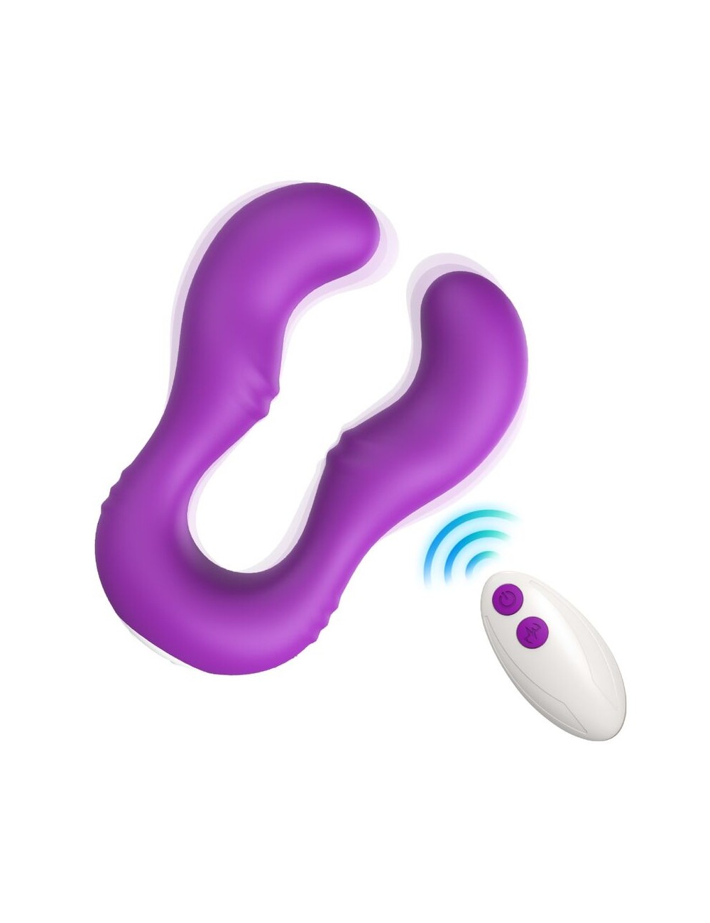 ARMONY - SERAPH VIBRATOR DOPPELTE FERNBEDIENUNG LILA