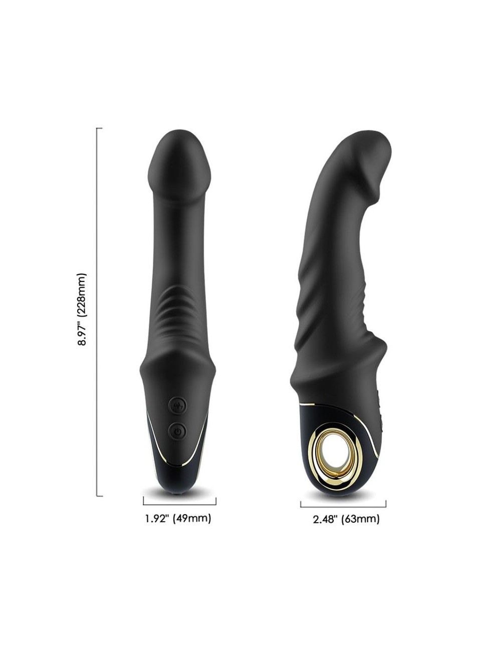 ARMONY - JOYBLADE DILDO VIBRATOR ROTATOR SCHWARZ