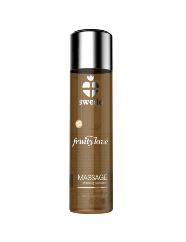SWEDE - FRUITY LOVE MASSAGEÖL MIT WÄRMENDEM EFFEKT INTENSIVE DUNKLE SCHOKOLADE 120 ML