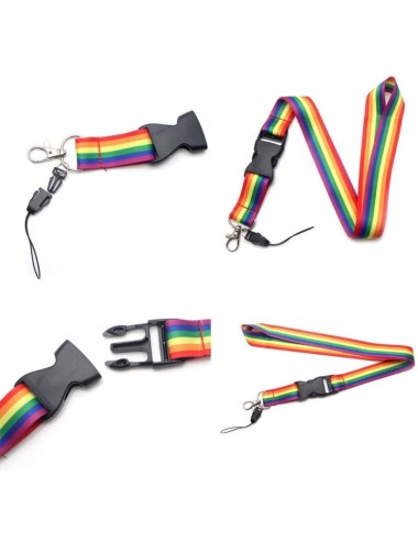 STOLZ - LGBT-FLAGGE LANYARD