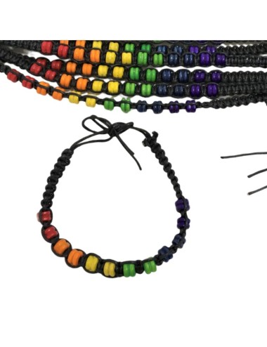PRIDE - ARMBAND PERLEN LGBT FLAGGE