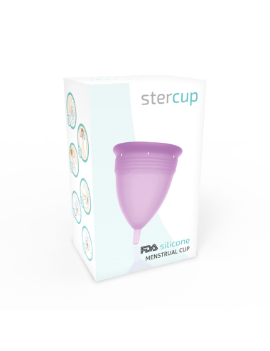 STERCUP - FDA SILIKON-MENSTRUALCUP FLIEDER - GRÖSSE L